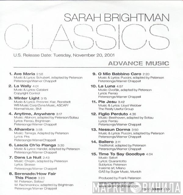  Sarah Brightman  - Classics (Advance Music)