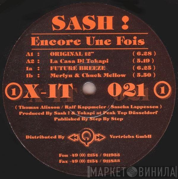  Sash!  - Encore Une Fois