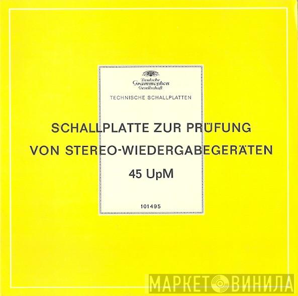  - Schallplatte Zur Prüfung Von Stereo Wiedergabegeräten