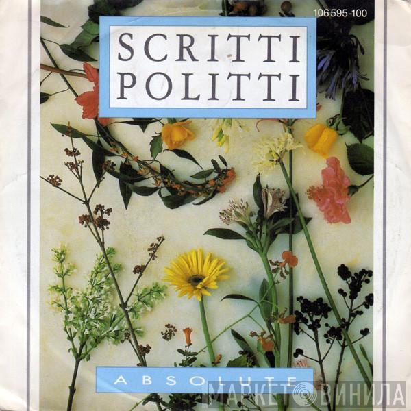 Scritti Politti - Absolute