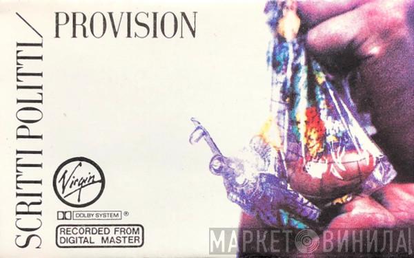  Scritti Politti  - Provision