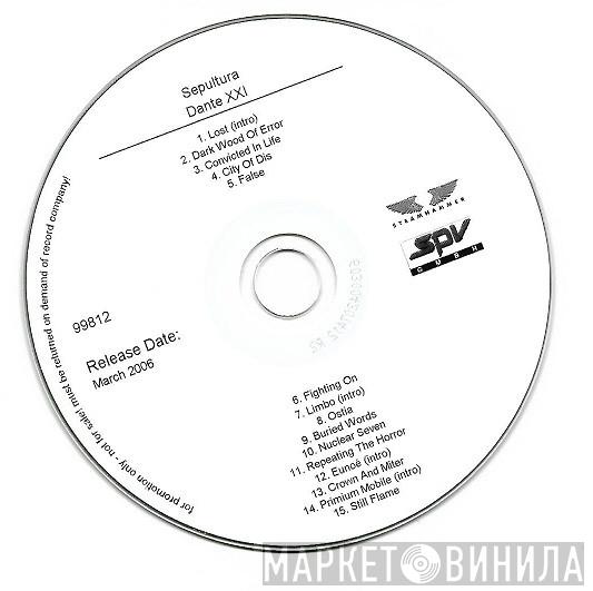  Sepultura  - Dante XXI