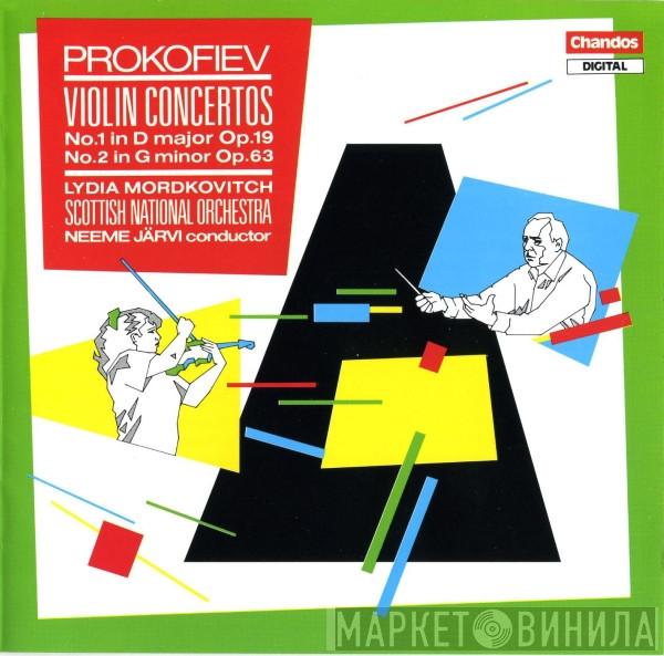 , Sergei Prokofiev , Lydia Mordkovitch , Royal Scottish National Orchestra  Neeme Järvi  - Violin Concertos