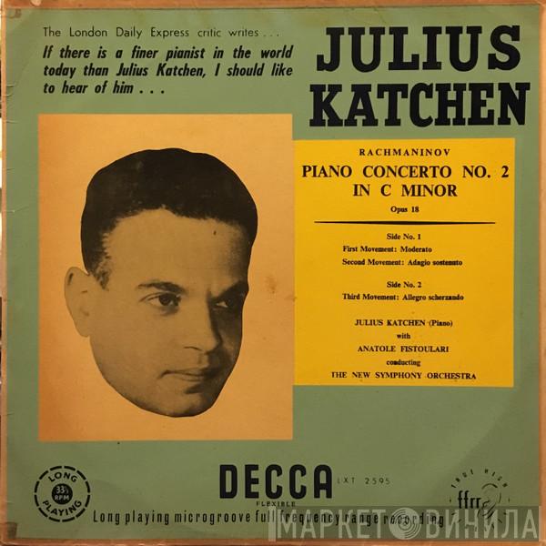 , Sergei Vasilyevich Rachmaninoff , Julius Katchen , Anatole Fistoulari  The New Symphony Orchestra Of London  - Piano Concerto No. 2 In C Minor