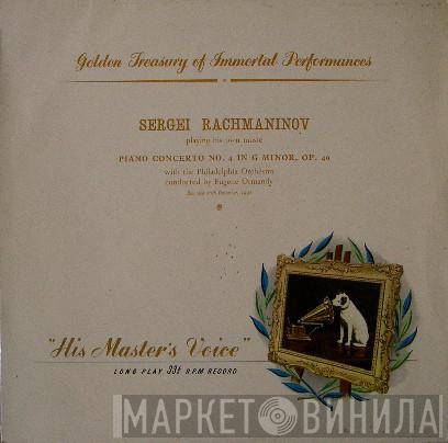 , Sergei Vasilyevich Rachmaninoff  The Philadelphia Orchestra  - Piano Concerto No. 4 In G Minor, Op. 40