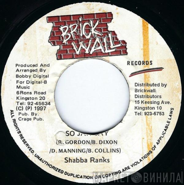  Shabba Ranks  - So Jah Say