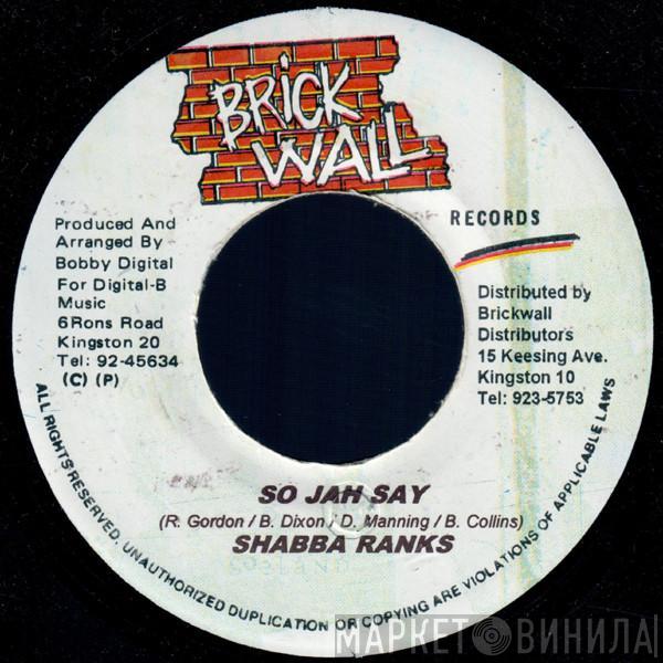  Shabba Ranks  - So Jah Say