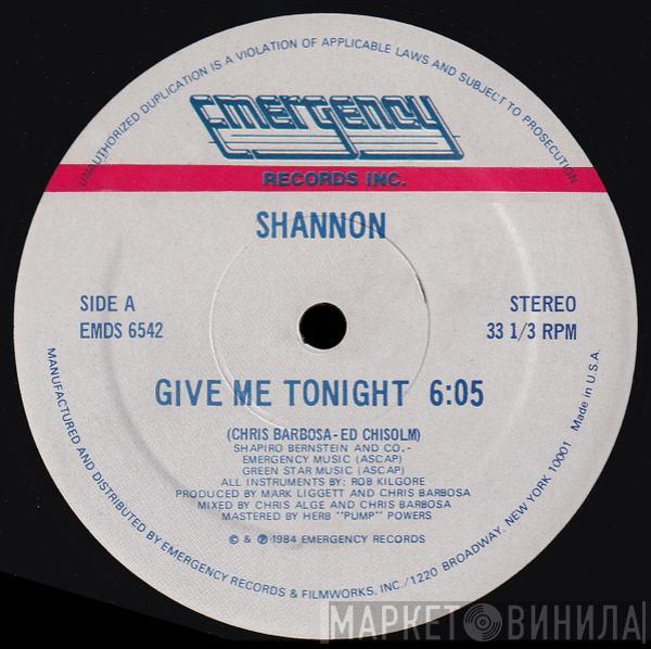  Shannon  - Give Me Tonight