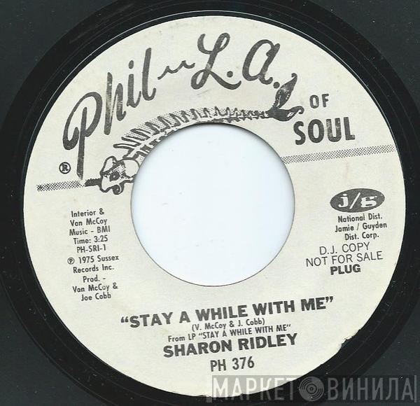 Sharon Ridley - When A Woman Falls In Love / Stay A While With Me