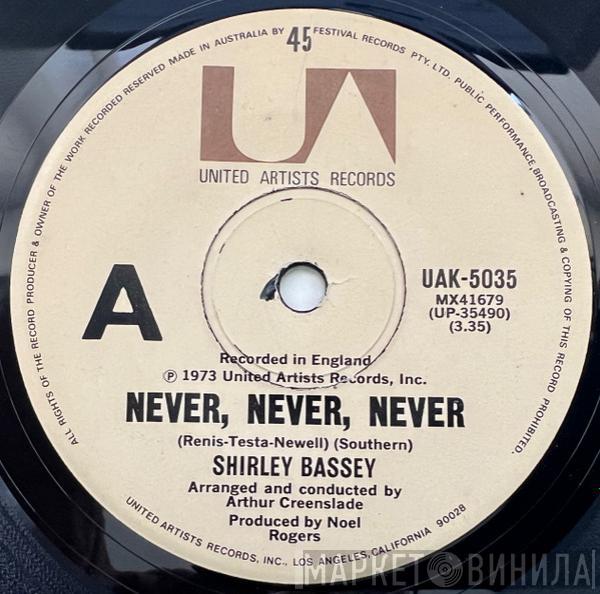  Shirley Bassey  - Never, Never, Never