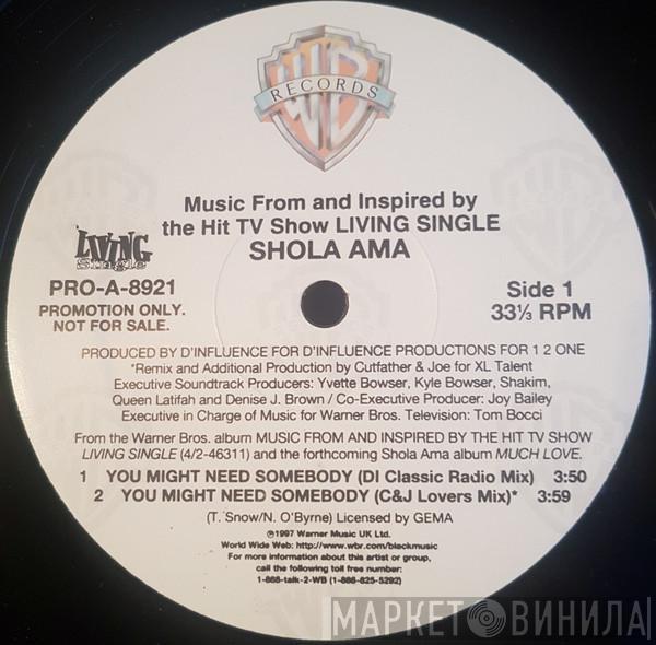  Shola Ama  - You Might Need Somebody