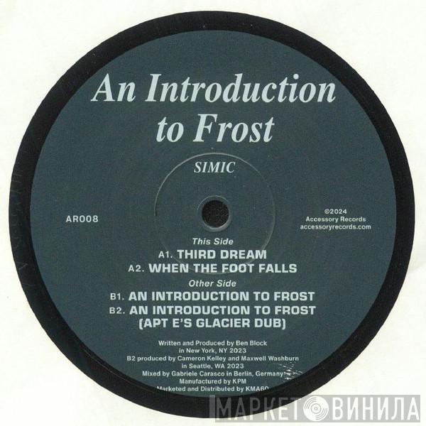 Simic - An Introduction to Frost