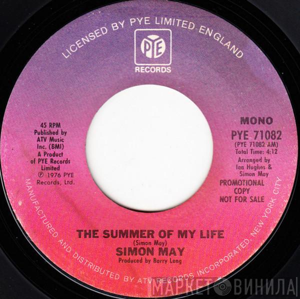  Simon May  - The Summer Of My Life