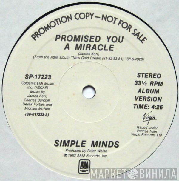  Simple Minds  - Promised You A Miracle