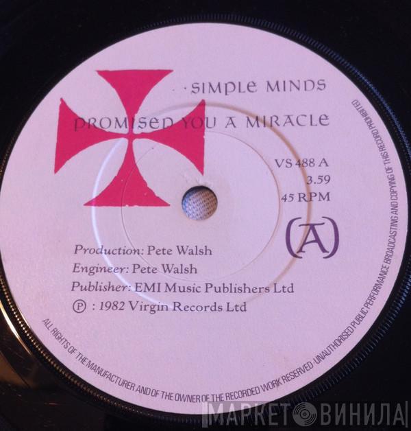  Simple Minds  - Promised You A Miracle