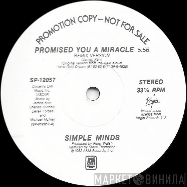  Simple Minds  - Promised You A Miracle