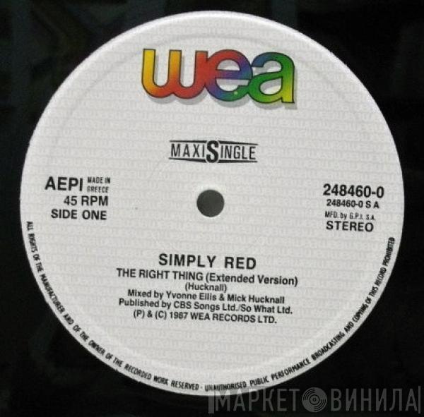  Simply Red  - The Right Thing