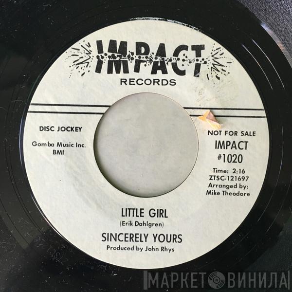 Sincerely Yours - Little Girl / Shady Lane