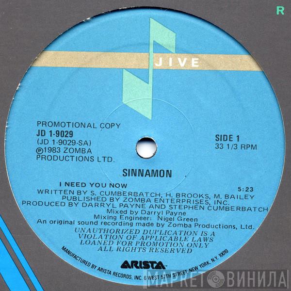  Sinnamon  - I Need You Now