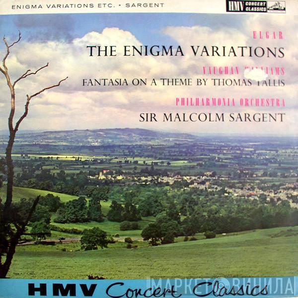 Sir Edward Elgar, Ralph Vaughan Williams, Philharmonia Orchestra, Sir Malcolm Sargent - Enigma Variations / Fantasia On A Theme By Thomas Tallis