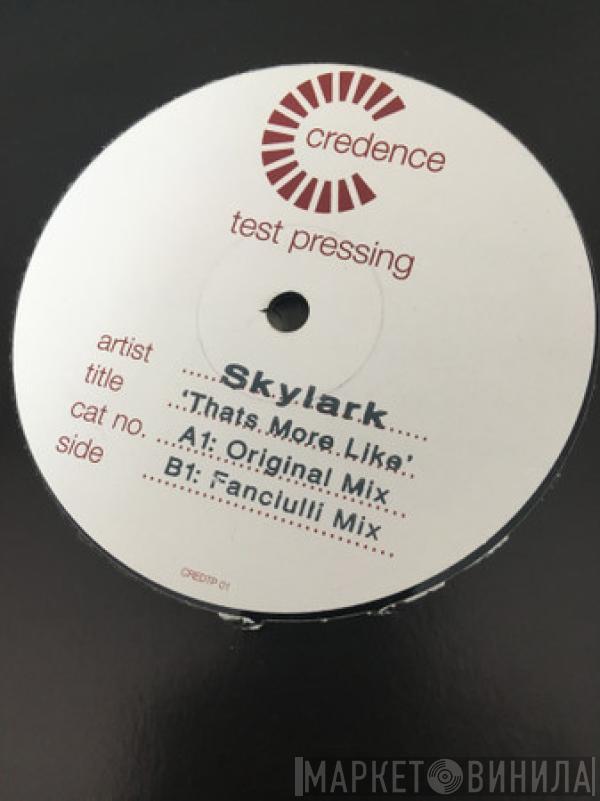 Skylark - That's More Like It