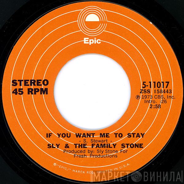 Sly & The Family Stone - If You Want Me To Stay / Thankful N' Thoughtful