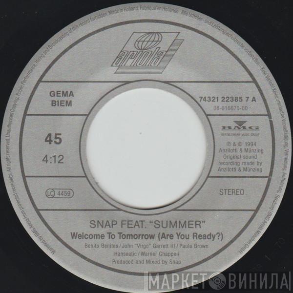  Snap!  - Welcome To Tomorrow