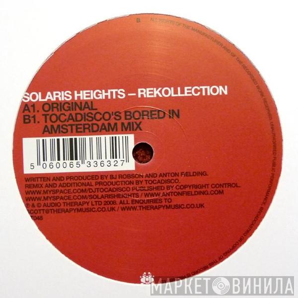 Solaris Heights - Rekollection