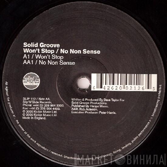  Solid Groove  - Won't Stop / No Non Sense