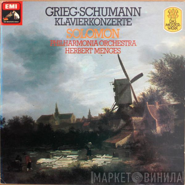 , Solomon  , Philharmonia Orchestra , Herbert Menges , Edvard Grieg  Robert Schumann  - Klavierkonzerte