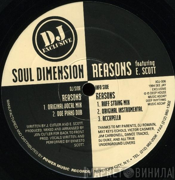 Soul Dimensions, Ernesto Scott - Reasons