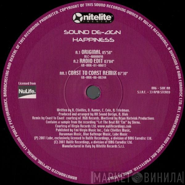  Sound De-Zign  - Happiness