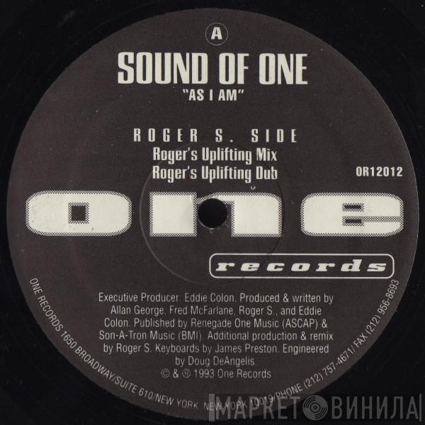  Sound Of One  - As I Am