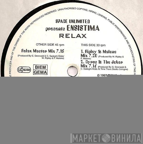 Space Unlimited , Ensistima - Relax