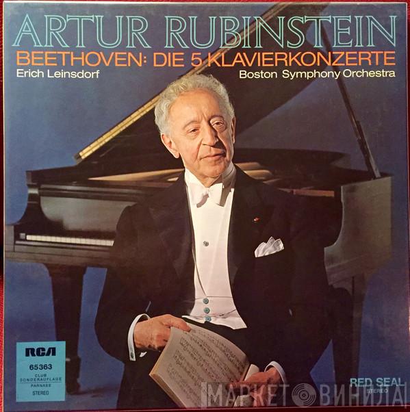 Spielt Arthur Rubinstein  Ludwig van Beethoven  - Die 5 Klavierkonzerte