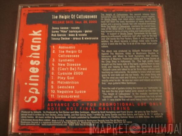  Spineshank  - The Height Of Callousness