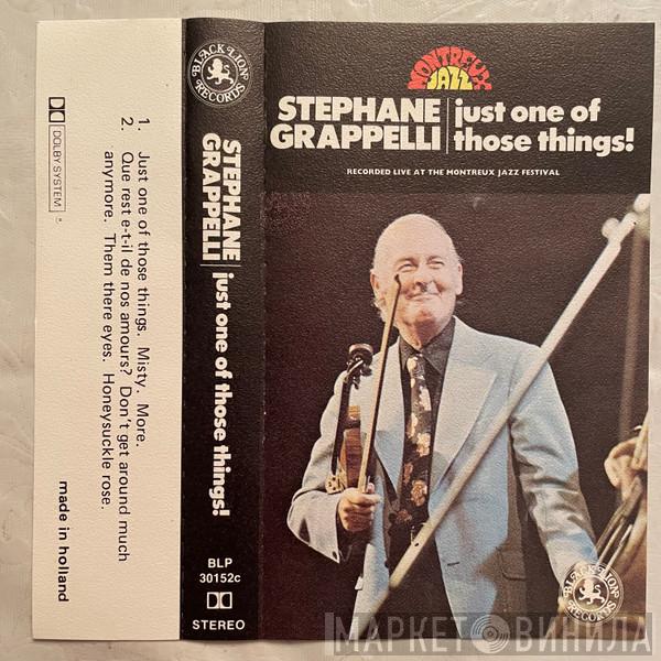 Stéphane Grappelli  - Just One Of Those Things!