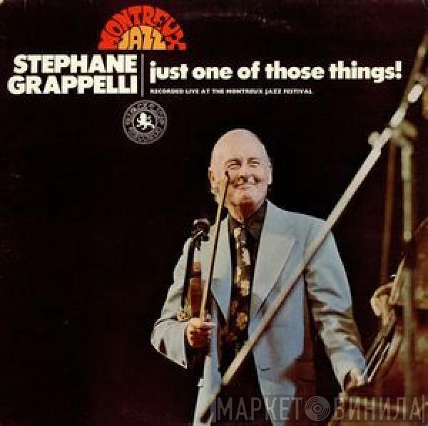  Stéphane Grappelli  - Just One Of Those Things!