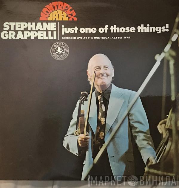  Stéphane Grappelli  - Just One Of Those Things!