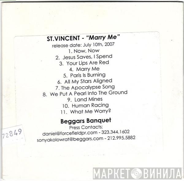  St. Vincent  - Marry Me