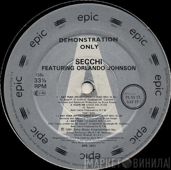 Stefano Secchi, Orlando Johnson - I Say Yeah