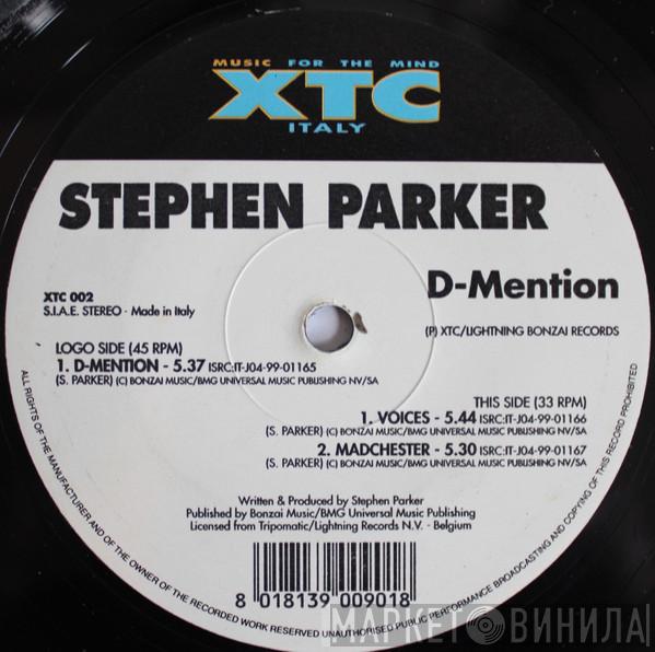  Stephen Parker  - D-Mention