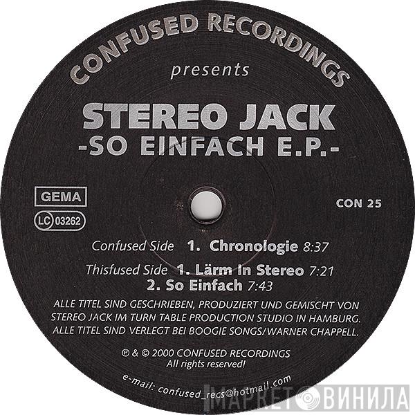  Stereo Jack  - So Einfach E.P.