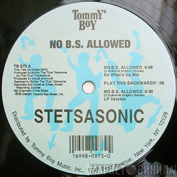  Stetsasonic  - No B.S. Allowed / Uda Man