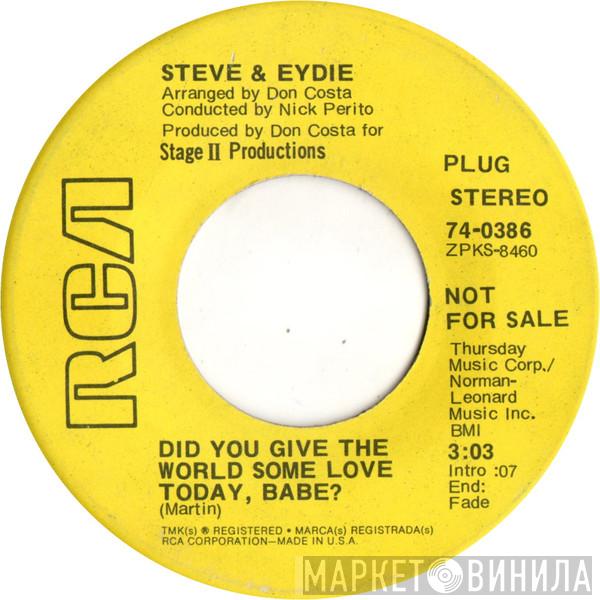  Steve & Eydie  - Did You Give The World Some Love Today, Babe? / For All We Know