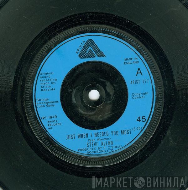 Steve Allan - Just When I Needed You Most