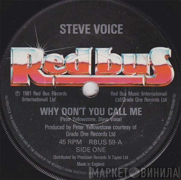 Steve Voice - Why Don't You Call Me