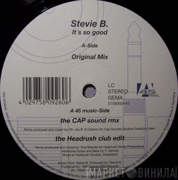  Stevie B  - It's So Good