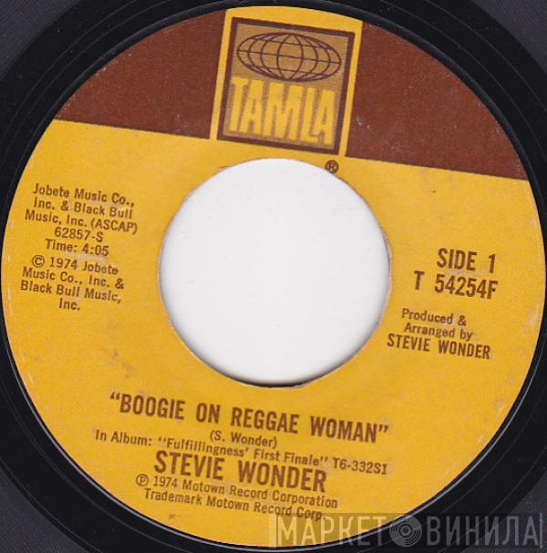  Stevie Wonder  - Boogie On Reggae Woman / Seems So Long