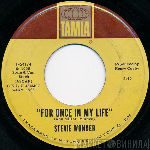  Stevie Wonder  - For Once In My Life / Angie Girl